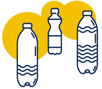 Icon of bottles
