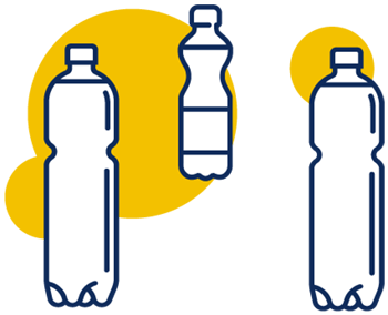 Icon of bottles 