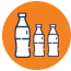 Icon of bottles 